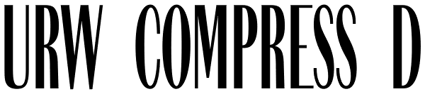 URW Compress D Font