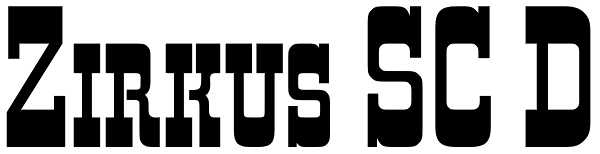 Zirkus SC D Font