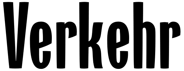 Verkehr Font