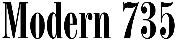 Modern 735 Font