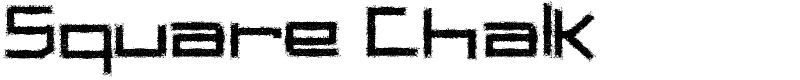 Square Chalk Font