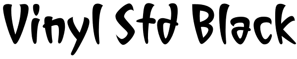 Vinyl Std Black Font