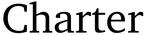 Charter Font