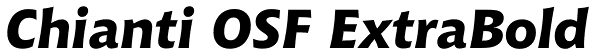 Chianti OSF ExtraBold Font