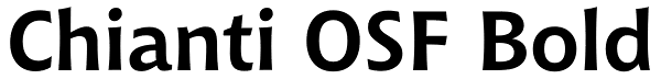 Chianti OSF Bold Font