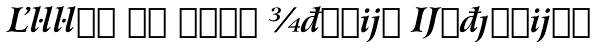 Arrus BT Bold Italic Extension Font