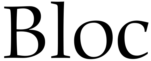 Bloc Font