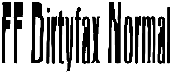 FF Dirtyfax Normal Font