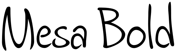 Mesa Bold Font