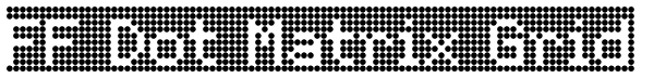 FF Dot Matrix Grid Font