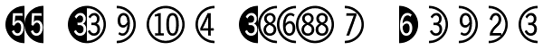 FF Double Digits Round Font