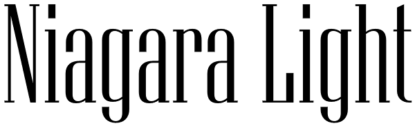 Niagara Light Font