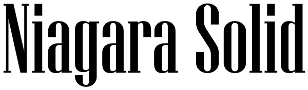 Niagara Solid Font