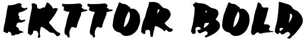 Ekttor Bold Font