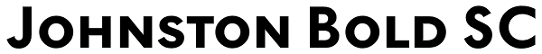 Johnston Bold SC Font