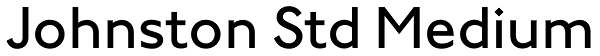 Johnston Std Medium Font