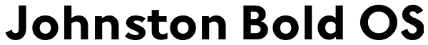 Johnston Bold OS Font