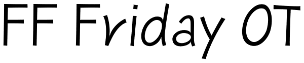 FF Friday OT Font