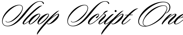 Sloop Script One Font