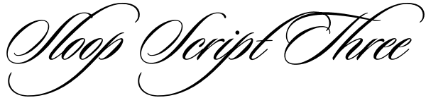 Sloop Script Three Font