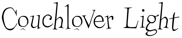 Couchlover Light Font