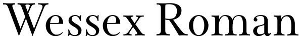 Wessex Roman Font