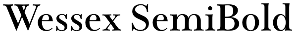 Wessex SemiBold Font