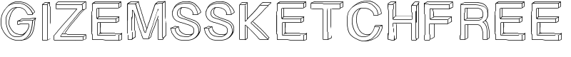 GizemsSketchFree Font