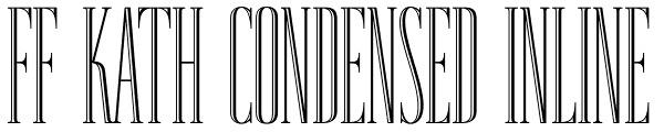 FF Kath Condensed Inline Font