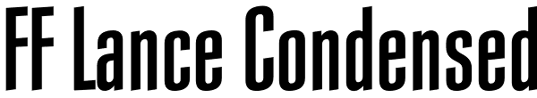 FF Lance Condensed Font