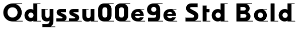 Odyssu00e9e Std Bold Font