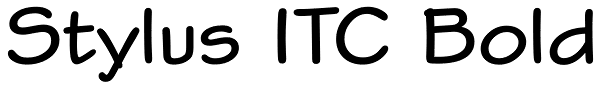 Stylus ITC Bold Font