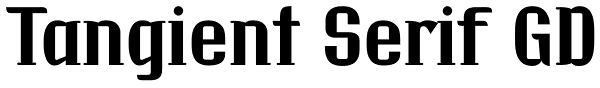 Tangient Serif GD Font