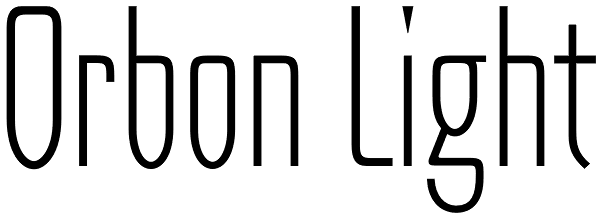 Orbon Light Font