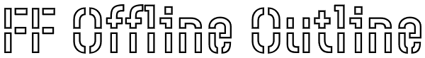 FF Offline Outline Font