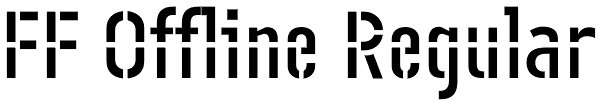 FF Offline Regular Font