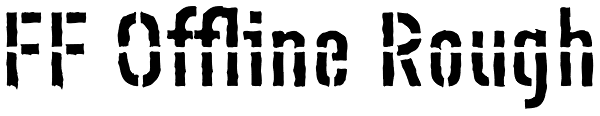 FF Offline Rough Font