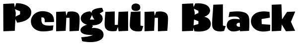 Penguin Black Font