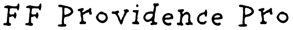 FF Providence Pro Font