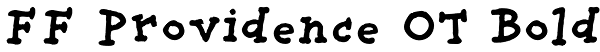 FF Providence OT Bold Font