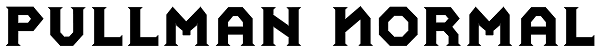 Pullman Normal Font