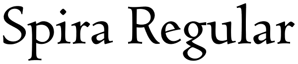 Spira Regular Font