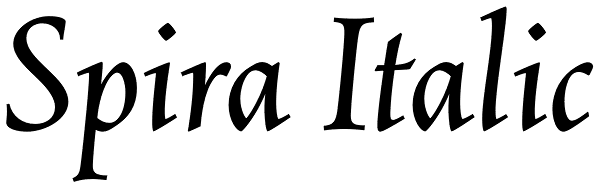 Spira Italic Font