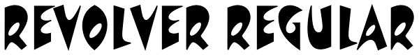 Revolver Regular Font