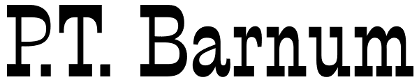 P.T. Barnum Font