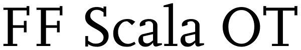 FF Scala OT Font