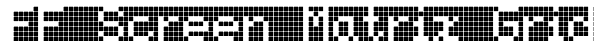 FF Screen Matrix Grid Font