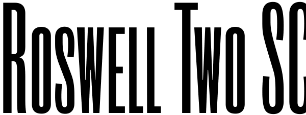 Roswell Two SC Font