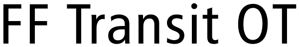 FF Transit OT Font