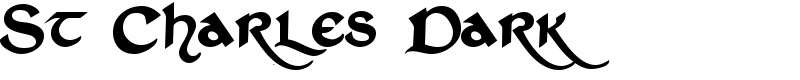 St Charles Dark Font
